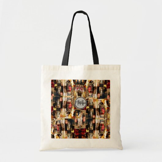 Tote Bag JS Sargent Famous Portraits Collage Monogram Fourr (Devant)