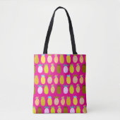 Tote Bag Juicy Pineapple Pattern (Devant)