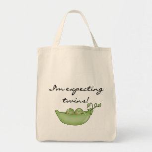 Tote Bag Jumeaux attendus - Pois dans un pod