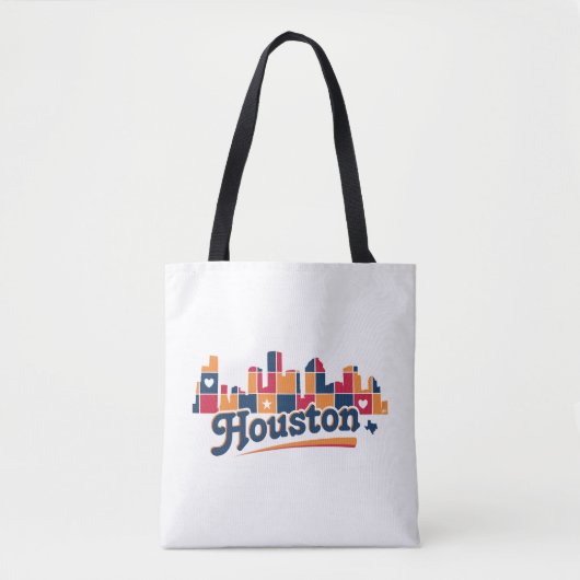 Tote Bag Jumelage Skyline de Houston (Devant)
