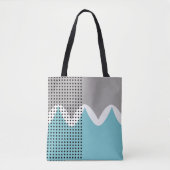 Tote Bag Jumelles Abstraites (Devant)