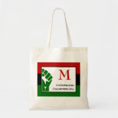 Tote Bag JUNEXÈME | Poing d'alimentation | MONOGRAMME (Devant)
