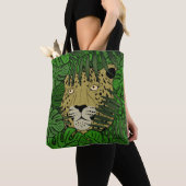 Tote Bag Jungle Chat #2 (De près)