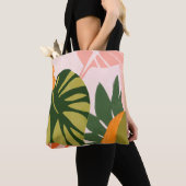 Tote Bag Jungle Collage I (De près)