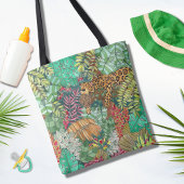 Tote Bag Jungle Gros Chat Bébé couche