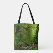 Tote Bag jungle népalaise avec rivière, forêt, sol, rivière (Dos)