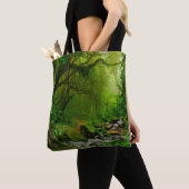 Tote Bag jungle népalaise avec rivière, forêt, sol, rivière (De près)