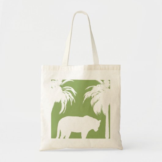 Tote Bag jungle verte (Devant)