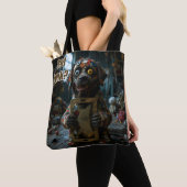Tote Bag Junkie Puppy (De près)