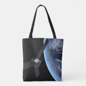 Tote Bag Juno Spacecraft Pendant Son Vol Sur Terre (Dos)