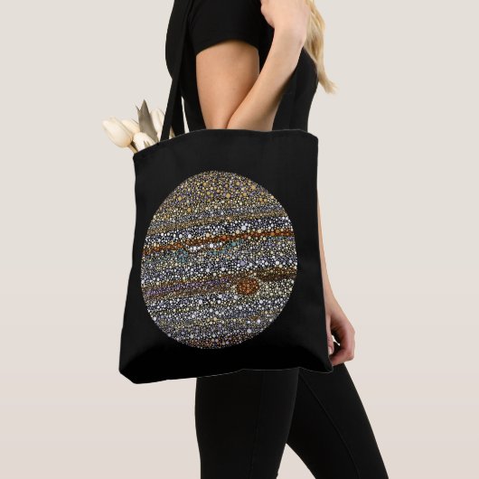 Tote Bag Jupiter par points (De près)