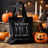 Tote Bag Jusqu'à la mort Fêtons-nous Skeleton Bachelorette 