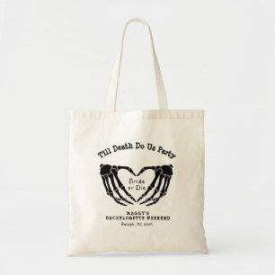 Tote Bag Jusqu'à la mort nous Party Bachelorette Party