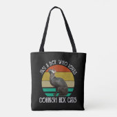 Tote Bag Just A Boy Who Loves Cornish Rex Cats (Dos)