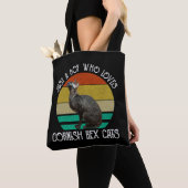 Tote Bag Just A Boy Who Loves Cornish Rex Cats (De près)
