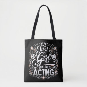 Tote Bag Just A Girl Love Théâtre d'action Drama Club