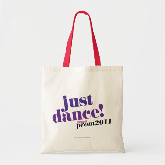 Tote Bag Juste danse - pourpre (Devant)