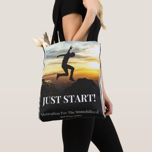 TOTE BAG JUSTE DÉBUT ! (De près)