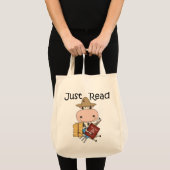 Tote Bag Juste lu (Devant (produit))