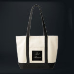 Tote Bag Juste marié Fourre-tout<br><div class="desc">Jumbo fourre-tout montré en naturel/noir. Texte : Juste Marié. Customisez cet objet ou achetez tel quel. com.</div>