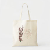 Tote Bag Juste Pour Aujourd'Hui Prière Inspirante (Devant)