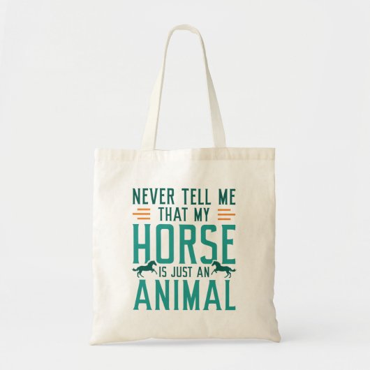 Tote Bag Juste un animal (Devant)