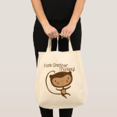 Tote Bag Juste un autre singe (Devant (produit))