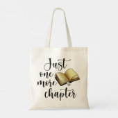 Tote Bag Juste Un Chapitre De Plus Black Gold Book Amateurs (Dos)