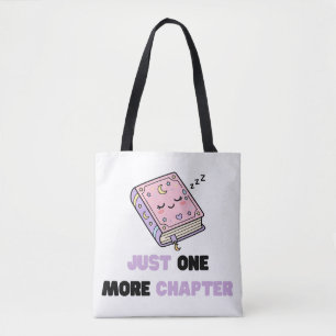 Tote Bag Juste un chapitre de plus Livre vectoriel drôle et