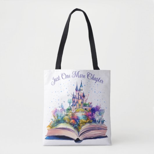 Tote Bag Juste Un Chapitre De Plus - Louveur De Livre (Devant)