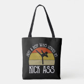 Tote Bag Juste Un Garçon Qui Aime Botter Les Fesses (Dos)