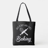 Tote Bag Juste Un Garçon Qui Aime Faire La Cuisine (Dos)