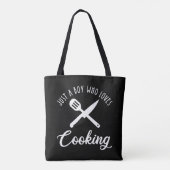 Tote Bag Juste un garçon qui aime la Cuisine (Dos)