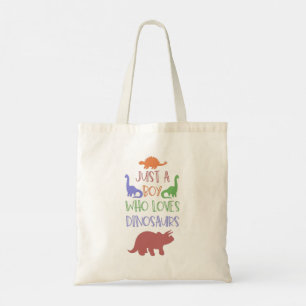 Tote Bag Juste un garçon qui aime les dinosaures préhistori