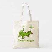 Tote Bag Juste Un Garçon Qui Aime Les Dragons De Komodo (Dos)