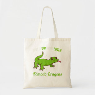 Tote Bag Juste Un Garçon Qui Aime Les Dragons De Komodo