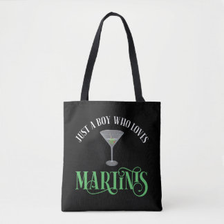Tote Bag Juste Un Garçon Qui Aime Les Martinis
