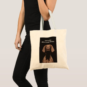 Tote Bag Juste un gars qui aime les Vizslas