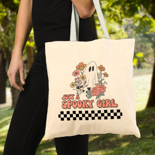 Tote Bag Juste une fille fantôme éffrayant Halloween