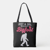 Tote Bag Juste Une Fille Qui Aime Bigfoot (Dos)