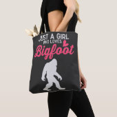 Tote Bag Juste Une Fille Qui Aime Bigfoot (De près)
