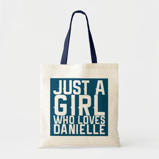 Tote Bag Juste Une Fille Qui Aime Danielle (Devant)