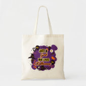 Tote Bag Juste une fille qui aime Halloween (Devant)