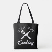 Tote Bag Juste une fille qui aime la Cuisine (Dos)