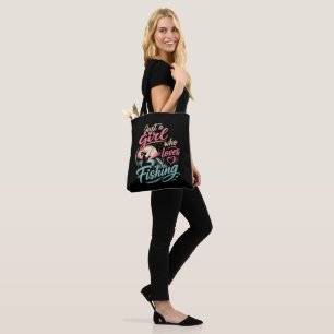 Tote Bag Juste Une Fille Qui Aime La Pêche