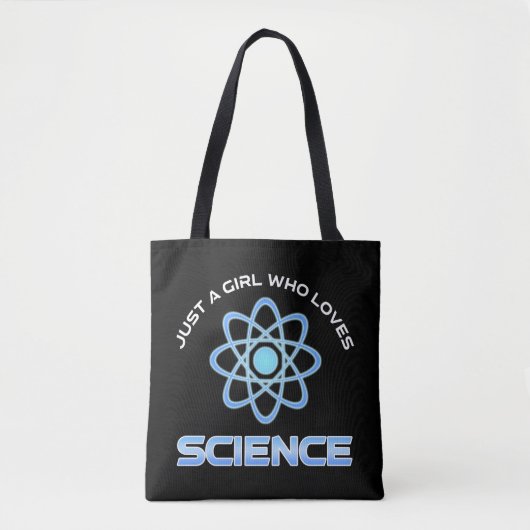 Tote Bag Juste Une Fille Qui Aime La Science (Devant)