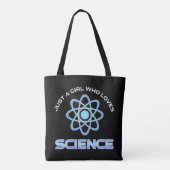 Tote Bag Juste Une Fille Qui Aime La Science (Dos)