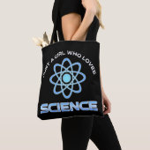 Tote Bag Juste Une Fille Qui Aime La Science (De près)