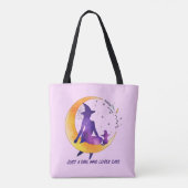 Tote Bag Juste Une Fille Qui Aime Le Chat (Dos)