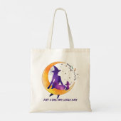 Tote Bag Juste Une Fille Qui Aime Le Chat (Dos)